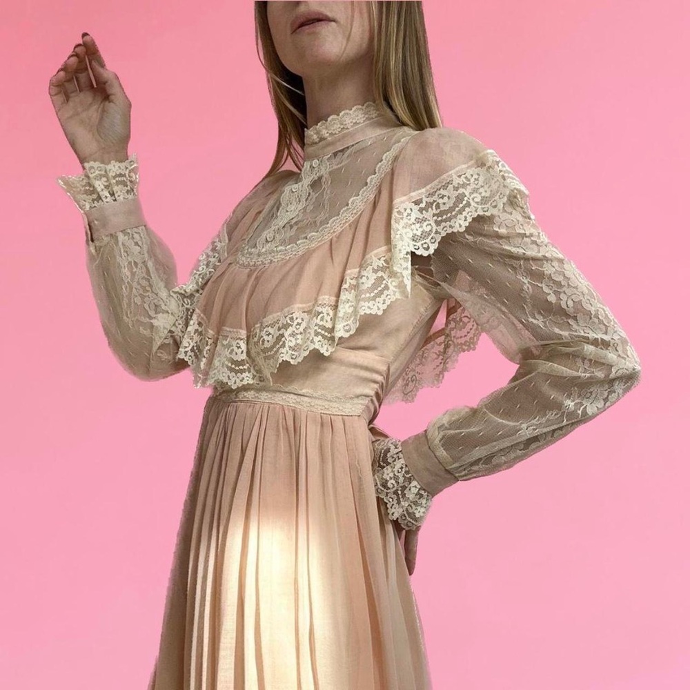 1970s Gunne Sax Prairie Dress - image 5